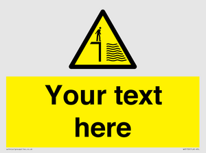 Custom Deep Water Sign